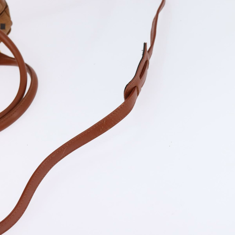 【日本直送】MCM Logoogram Vicetos 波士頓包 PVC 雙向棕色金色 正品 148233-8