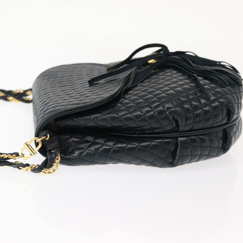 【日本直送】BALLY 鏈條單肩包 皮革 海軍藍 金色 正品 148234-3