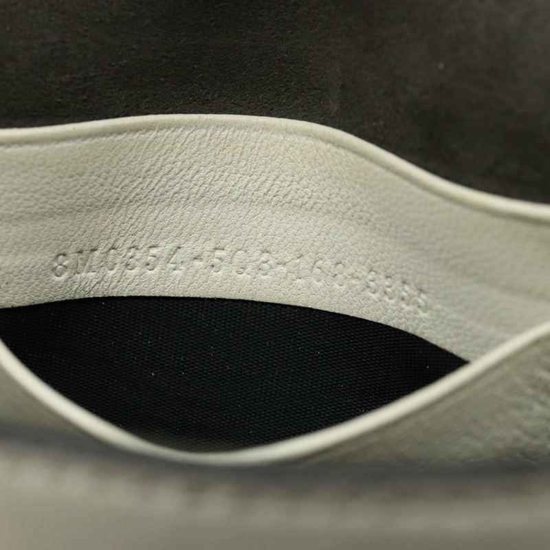 【日本直送】FENDI Micro Bucket Monster 單肩包 皮革 2way 白 銀色 Auth bs30100-11