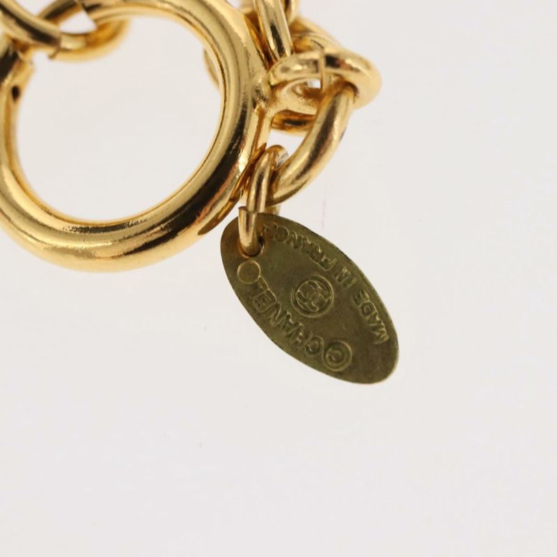 【日本直送】香奈兒 31RUE CAMBON 硬幣項鍊 金屬金色 CC Auth bs30205-10