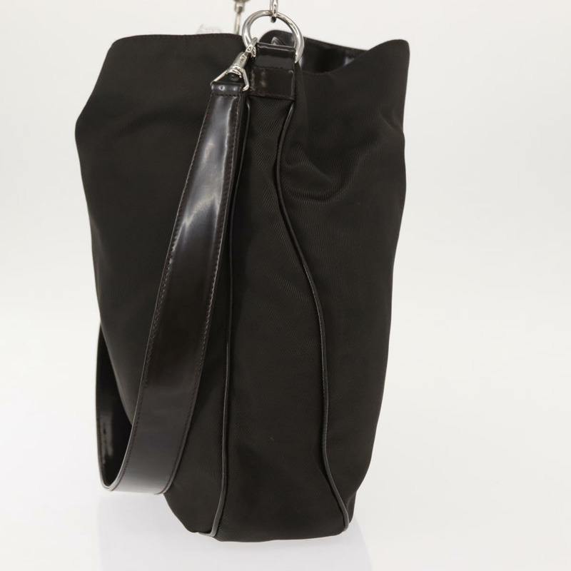 【日本直送】GUCCI 竹節肩背包 尼龍 兩用 棕色 001 3444 1577 Auth 148249-2