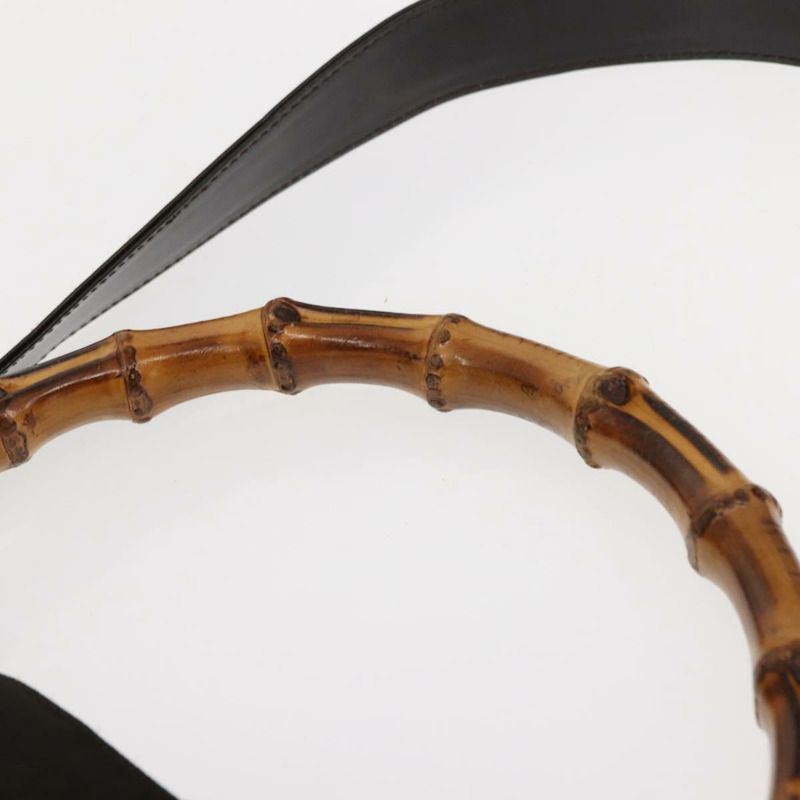 【日本直送】GUCCI 竹節肩背包 尼龍 兩用 棕色 001 3444 1577 Auth 148249-7