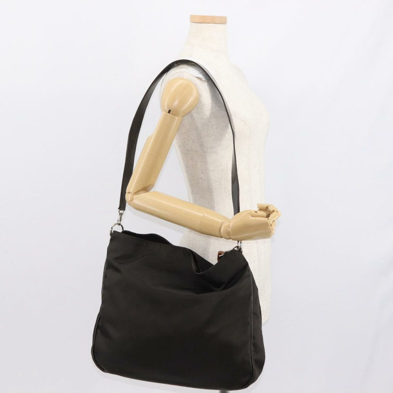 【日本直送】GUCCI 竹節肩背包 尼龍 兩用 棕色 001 3444 1577 Auth 148249-21