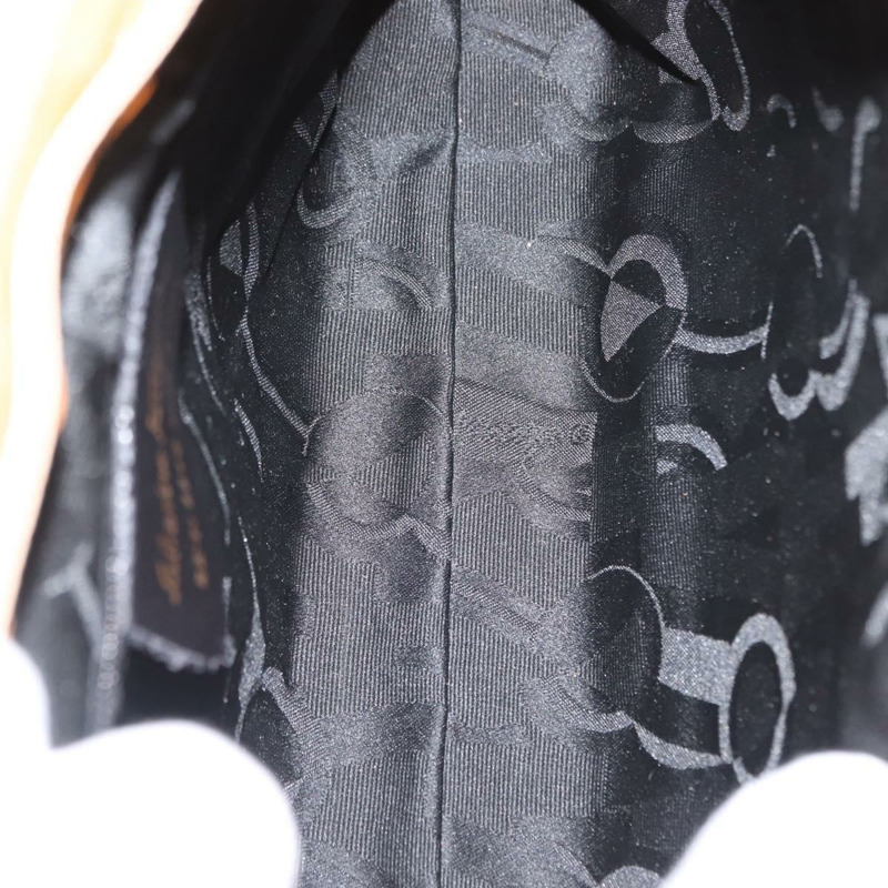 【日本直送】Salvatore Ferragamo 皮革肩背包 米色 金色 正品 gh1110-10