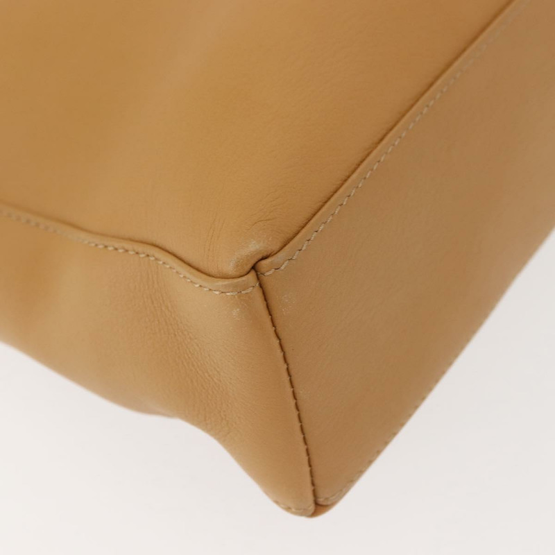 【日本直送】Salvatore Ferragamo 皮革肩背包 米色 金色 正品 gh1110-14