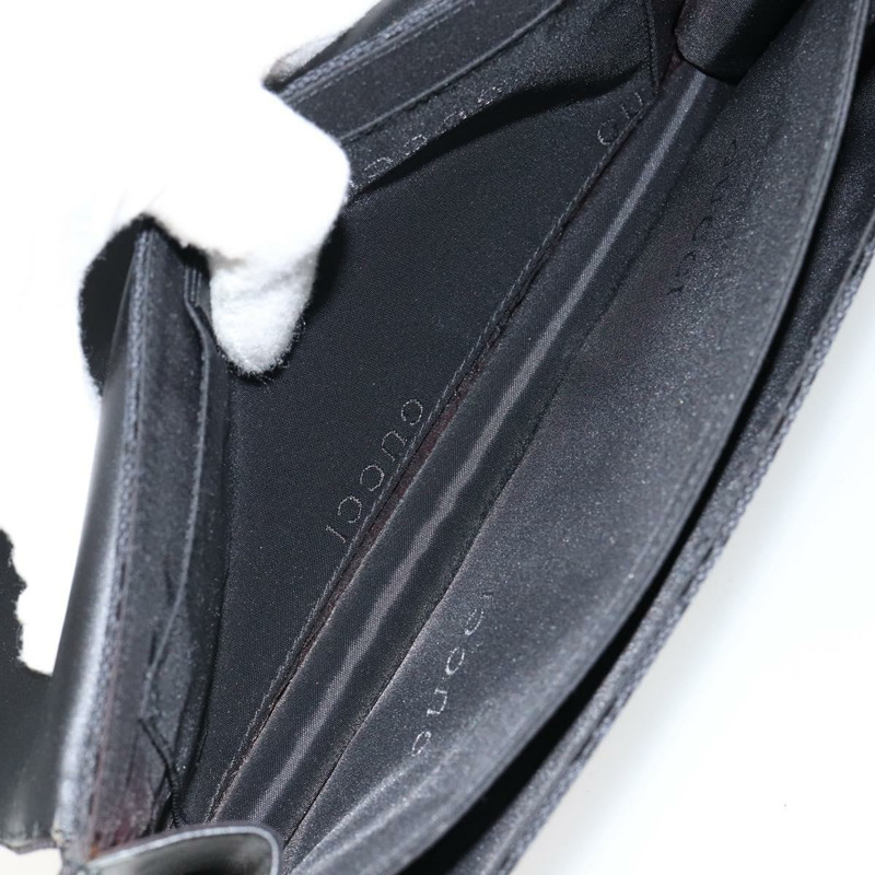 【日本直送】GUCCI GG帆布肩背包 黑色 銀色 001 3815 正品 gh1129-10