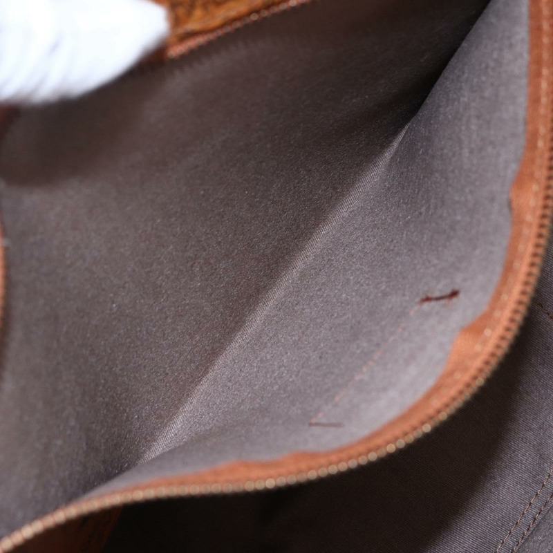 【日本直送】MCM Logoogram Vicetos 手提包 PVC 皮革 棕色 金色 正品 gh1079-19