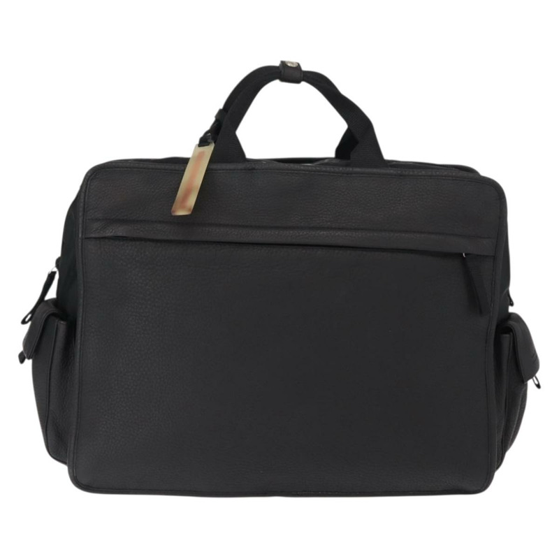 【日本直送】PRADA 運動手提包 尼龍皮革 黑色 銀色 正品 gh1071-1