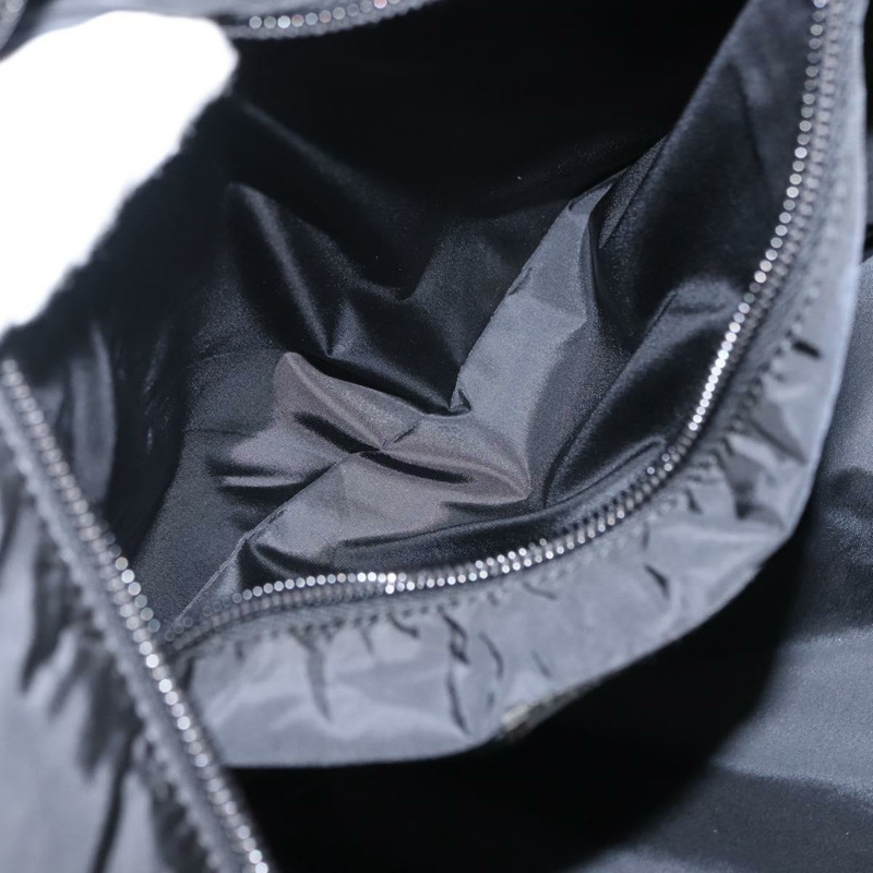 【日本直送】PRADA 運動手提包 尼龍皮革 黑色 銀色 正品 gh1071-21