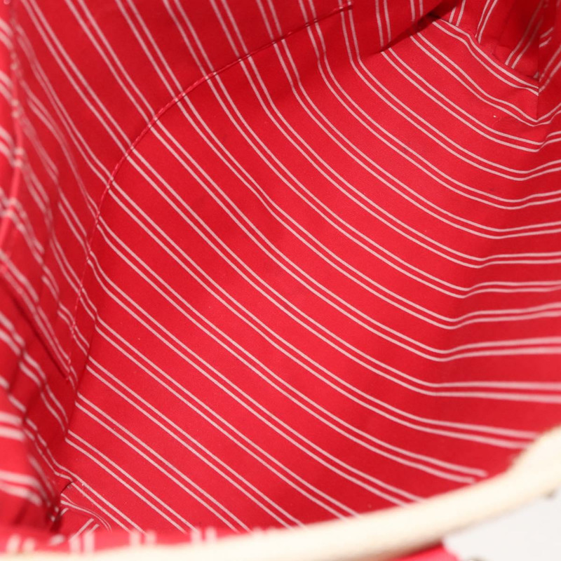 【日本直送】路易威登 Antigua Cabas MM 手提包 帆布 米色 紅色 M40035 LV 正品 gh1049-10