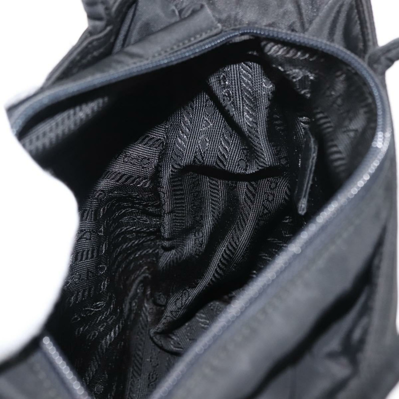 【日本直送】PRADA 尼龍托特包 黑色 銀色 正品 gh1067-19