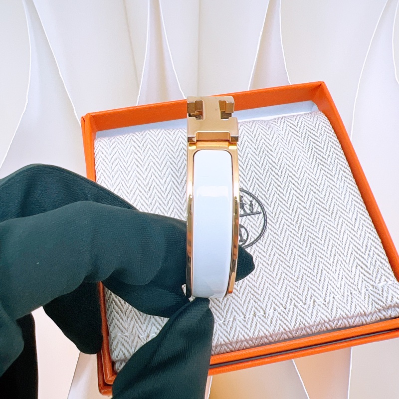 Hermes clic h pm 白金手環-2