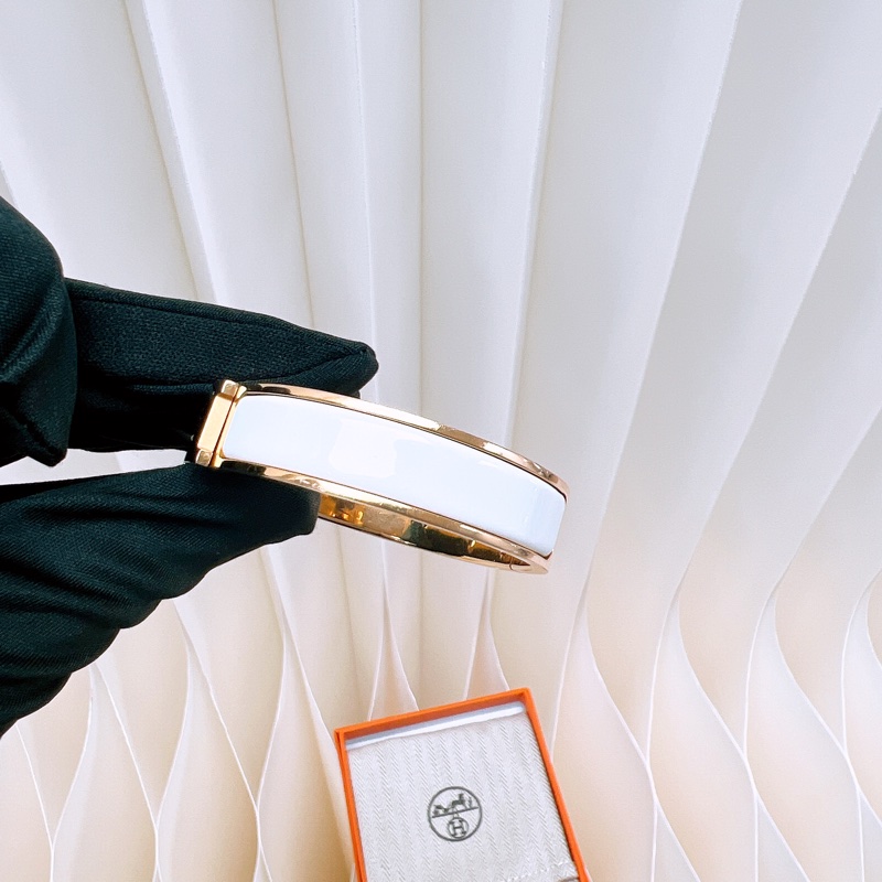 Hermes clic h pm 白金手環-5