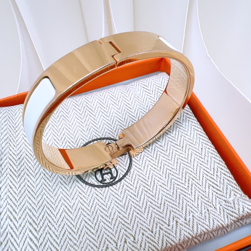 Hermes clic h pm 白金手環-10