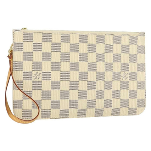 路易威登 Damier Azur Neverfull MM 手拿包 LV 正品 149202