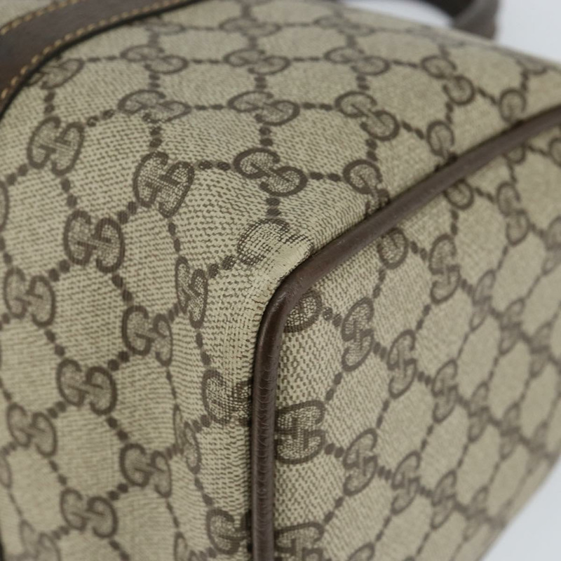 【日本直送】GUCCI GG Supreme Web Sherry Line 手提包 PVC 米色 金色 24 012 3842 正品 149058-7