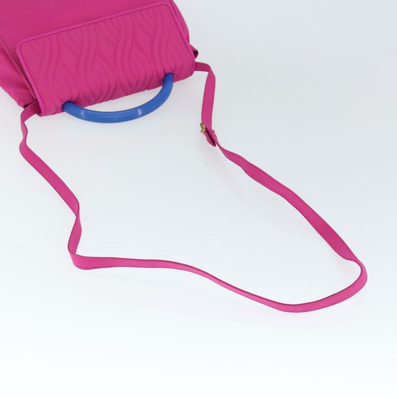 【日本直送】FENDI 尼龍手提包 2way 粉紅色金色 Auth 149066-8