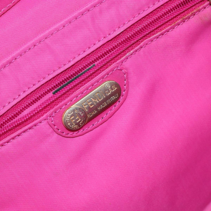 【日本直送】FENDI 尼龍手提包 2way 粉紅色金色 Auth 149066-18