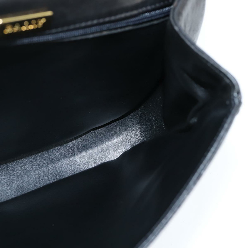 【日本直送】BALLY 絎縫鏈條單肩包 皮革 黑色 金色 正品 gh1162-18