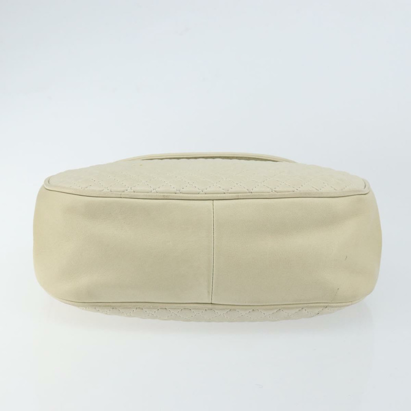 【日本直送】BALLY 絎縫手提包 皮革 白色 金色 正品 gh1163-4