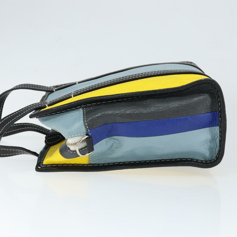 【日本直送】BALENCIAGA Bazaar Shopper XS 手提包 皮革 2way Multicolor 513989 Auth 149219-3