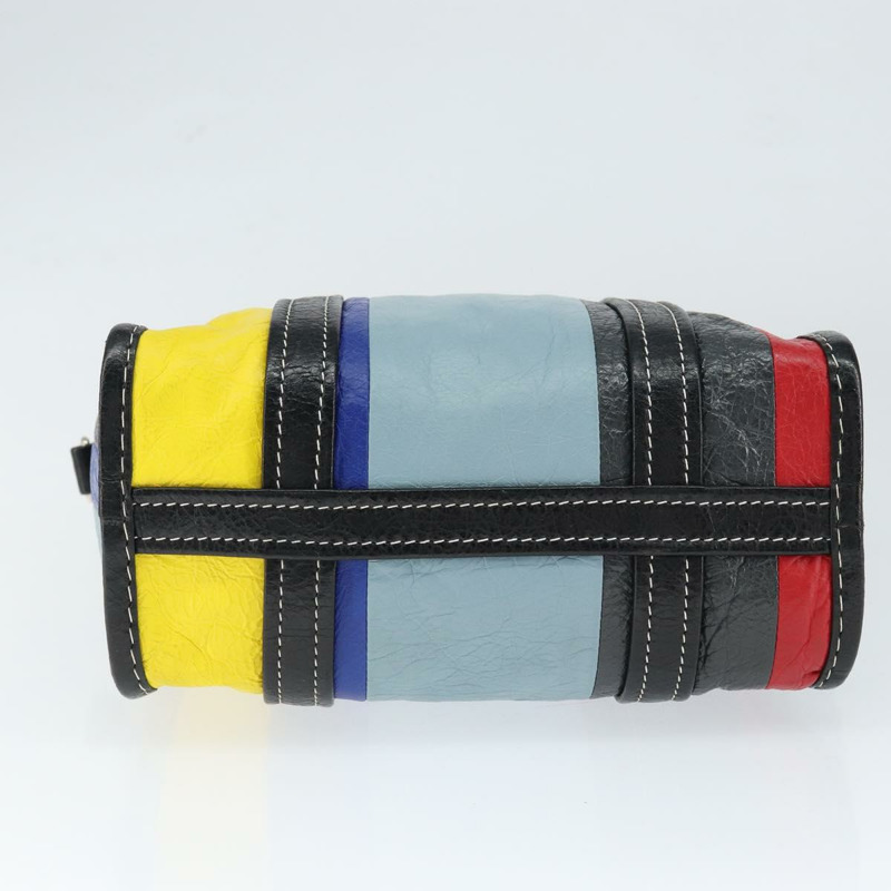 【日本直送】BALENCIAGA Bazaar Shopper XS 手提包 皮革 2way Multicolor 513989 Auth 149219-4