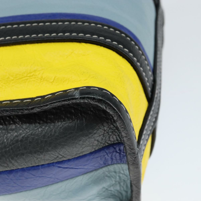 【日本直送】BALENCIAGA Bazaar Shopper XS 手提包 皮革 2way Multicolor 513989 Auth 149219-13