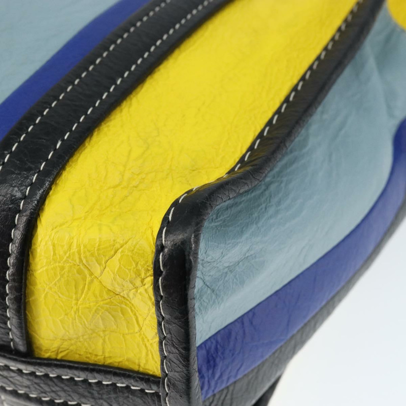 【日本直送】BALENCIAGA Bazaar Shopper XS 手提包 皮革 2way Multicolor 513989 Auth 149219-14