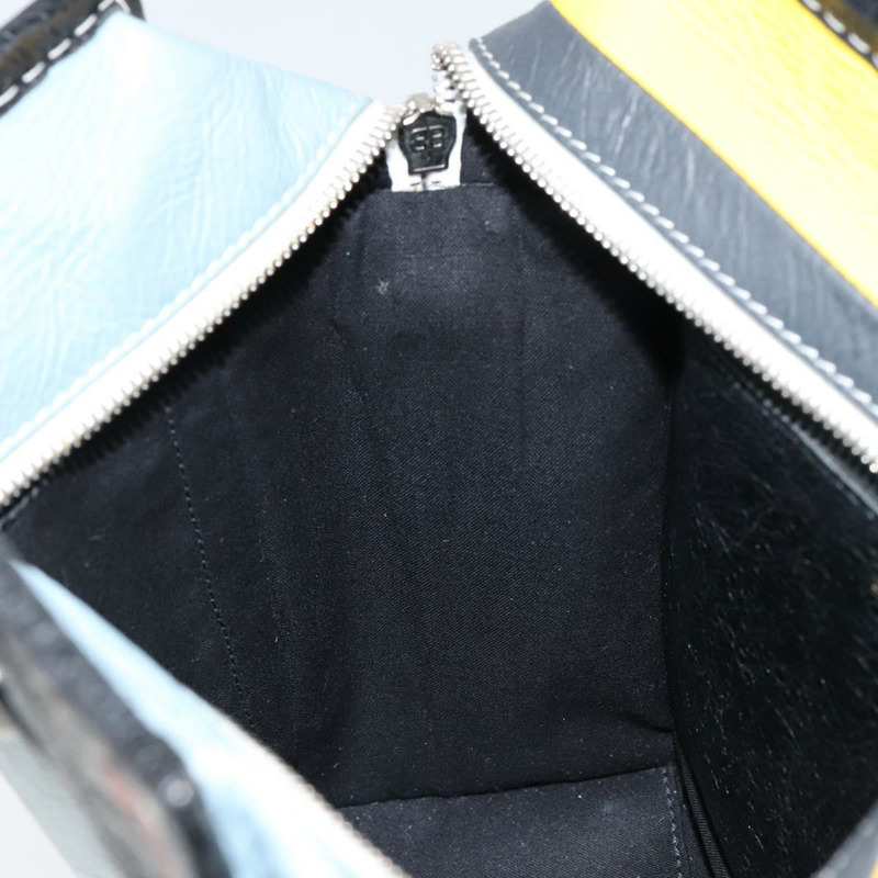 【日本直送】BALENCIAGA Bazaar Shopper XS 手提包 皮革 2way Multicolor 513989 Auth 149219-19