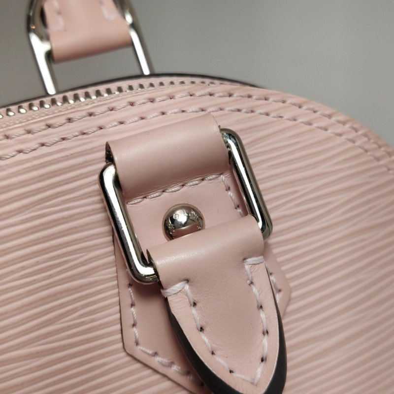 Louis Vuitton (LV) Alma BB 牛皮水波紋純色水波紋貝殼包斜挎包單肩包 9.8新-9