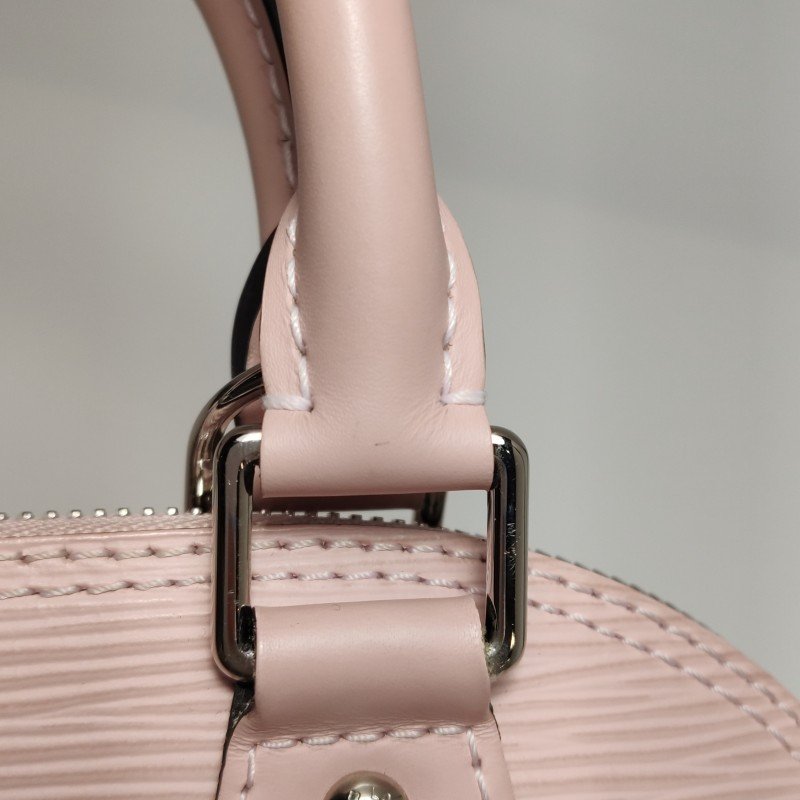 Louis Vuitton (LV) Alma BB 牛皮水波紋純色水波紋貝殼包斜挎包單肩包 9.8新-12