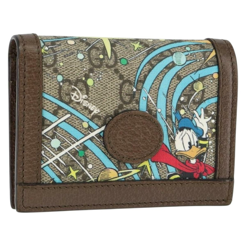 【日本直送】GUCCI GG Supreme 迷你錢包 PVC 米色 648121 正品 149240-0