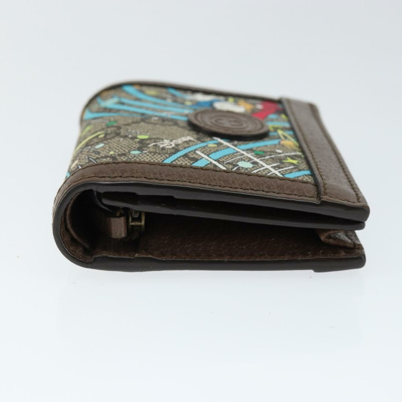 【日本直送】GUCCI GG Supreme 迷你錢包 PVC 米色 648121 正品 149240-3