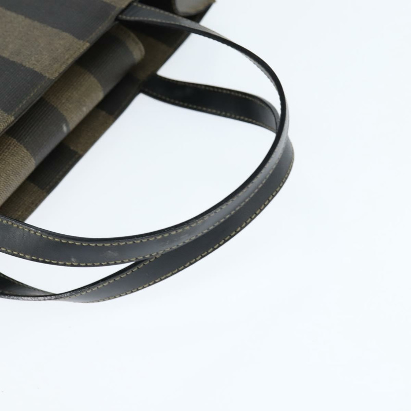 【日本直送】FENDI 胡桃色帆布手提包 PVC 兩用黑色棕色 正品 gh1157-6