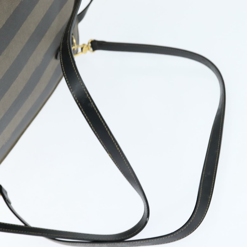 【日本直送】FENDI 胡桃色帆布手提包 PVC 兩用黑色棕色 正品 gh1157-8