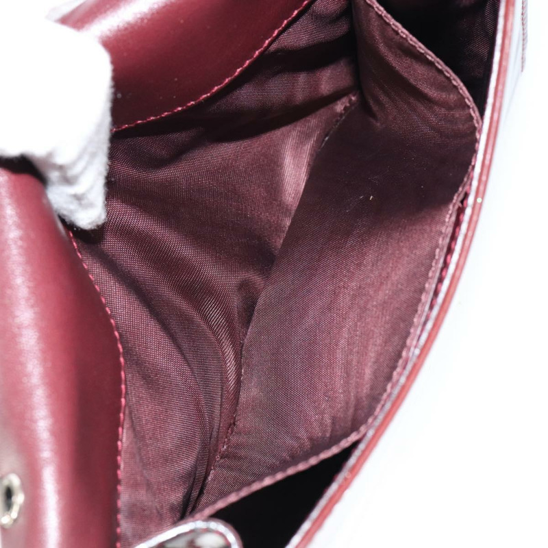 【日本直送】Salvatore Ferragamo Vala 鏈條單肩包 琺瑯紅銀色 正品 gh1177-19