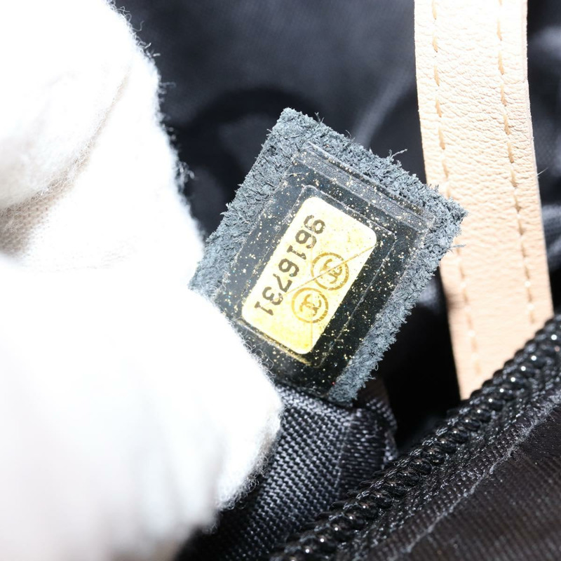 【日本直送】香奈兒 Cambon Line 馬特拉斯手提包小羊皮米色銀色 CC 正品 149221-10