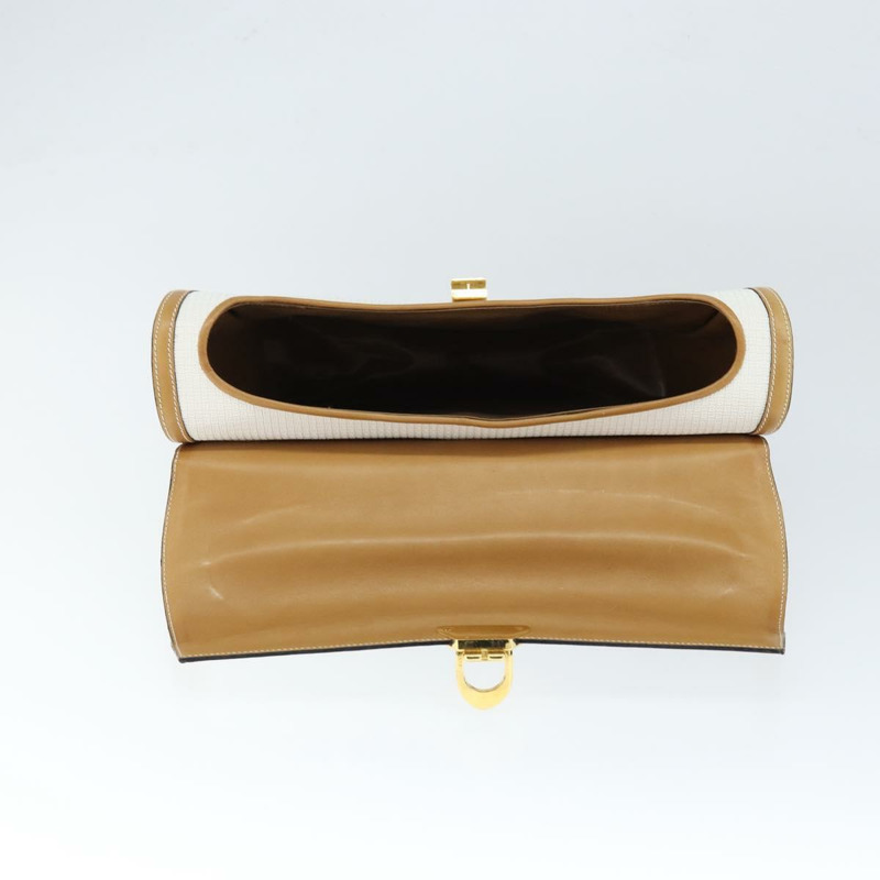 【日本直送】BALLY 手提包 皮革 白色 金色 正品 149153-9