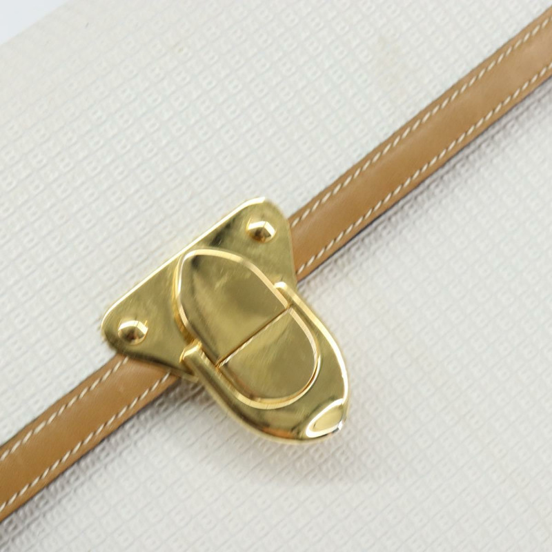 【日本直送】BALLY 手提包 皮革 白色 金色 正品 149153-16