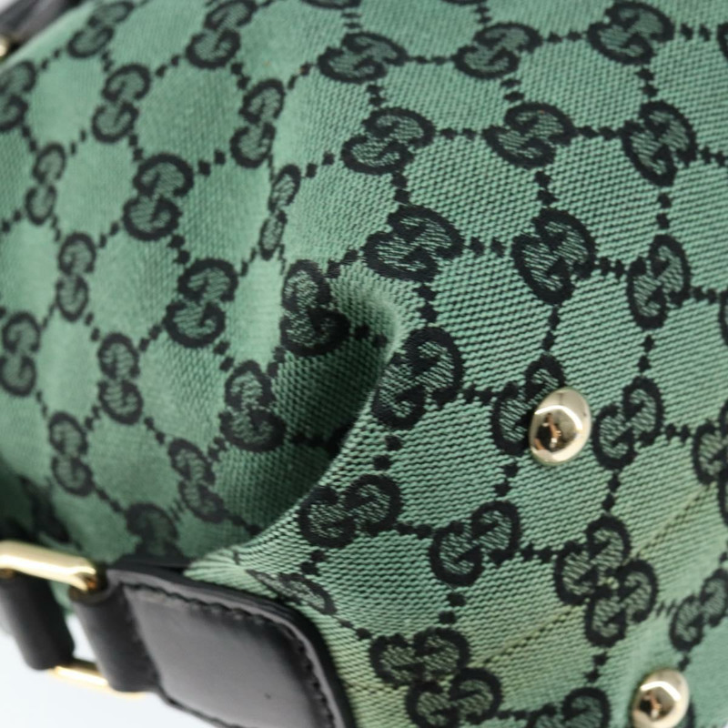 【日本直送】GUCCI GG帆布手提包 奧特萊斯 金綠色 272375 正品 149154-15