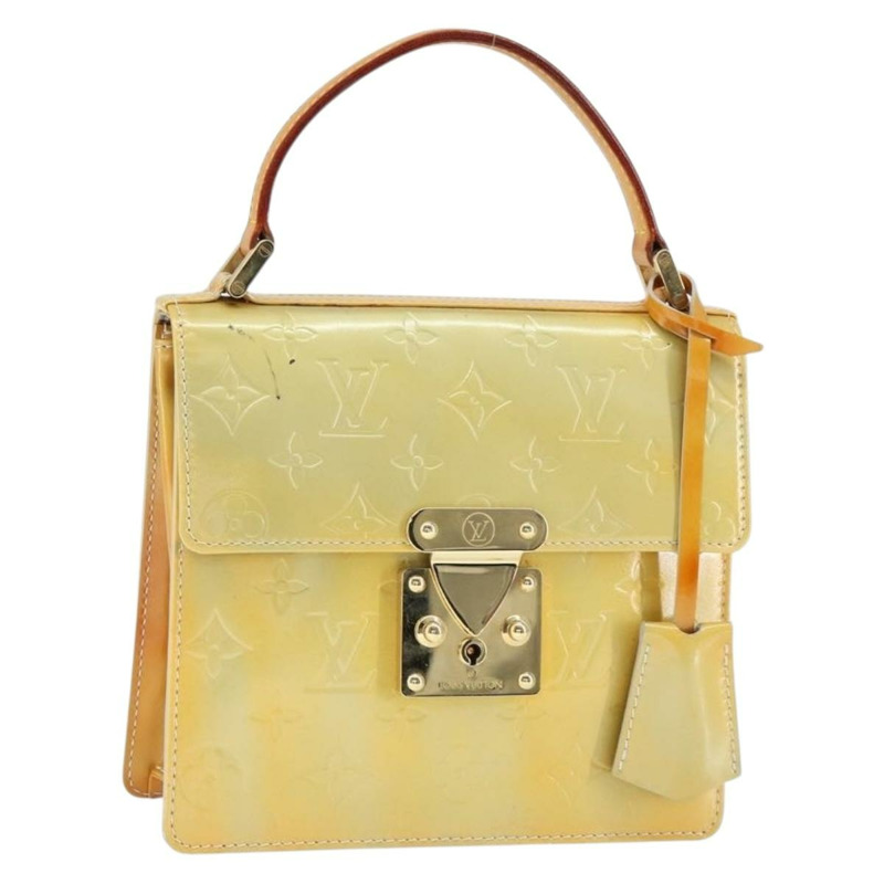 【日本直送】路易威登 Monogram Vernis Spring Street 手提包 灰色 M91029 LV 正品 149160-0