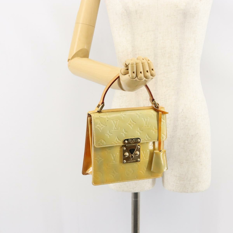 【日本直送】路易威登 Monogram Vernis Spring Street 手提包 灰色 M91029 LV 正品 149160-23