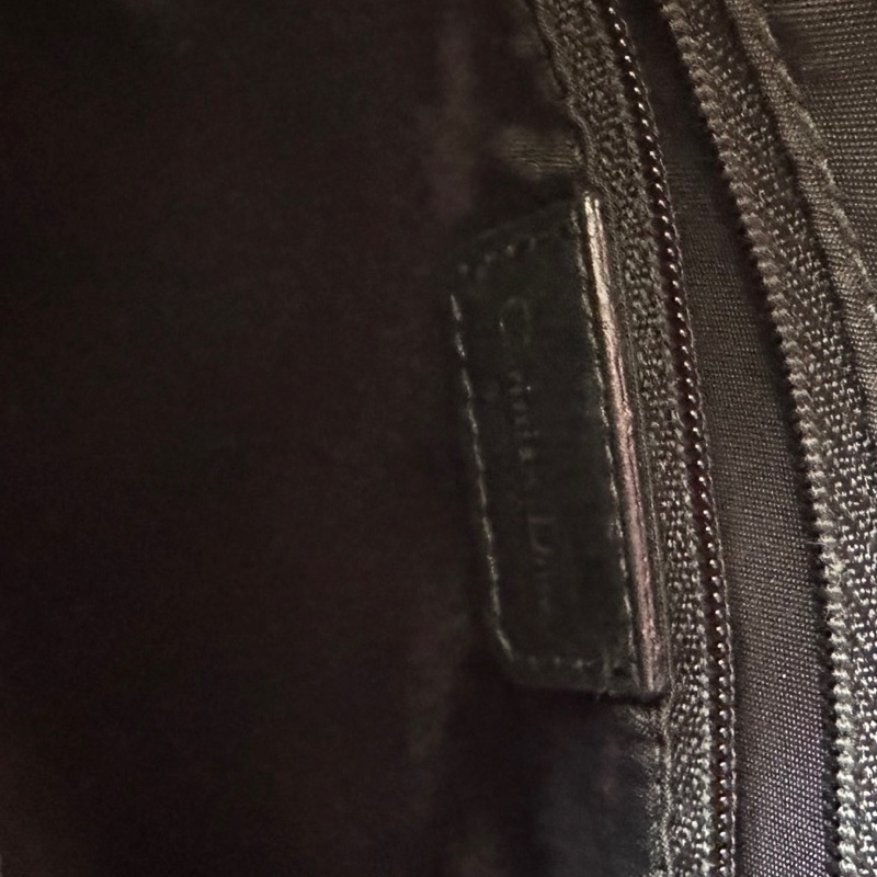 Dior 老花波士頓包 銀色 vintage-7