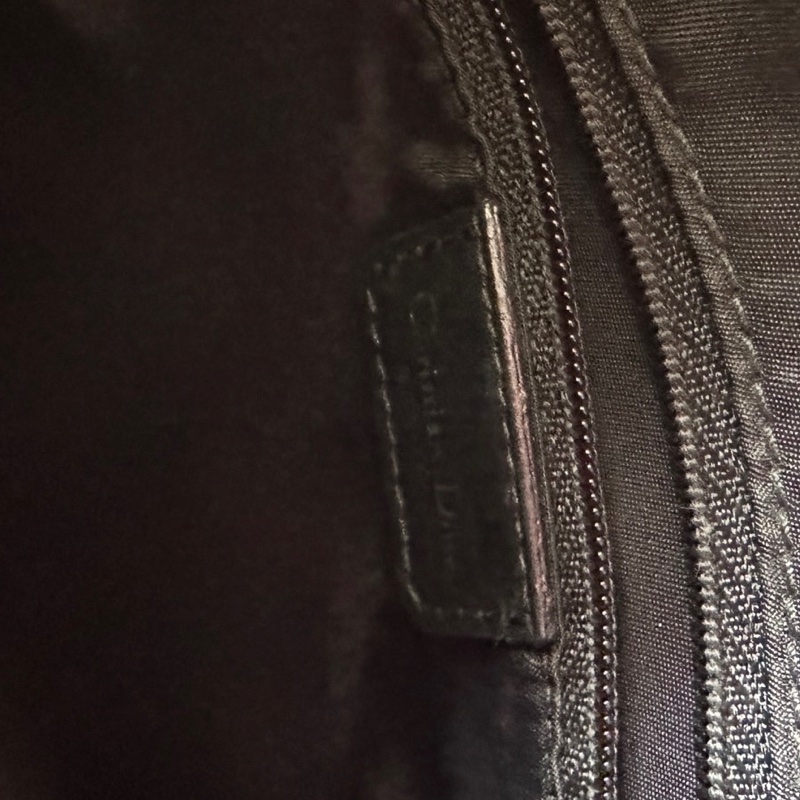 Dior 老花波士頓包 銀色 vintage-12