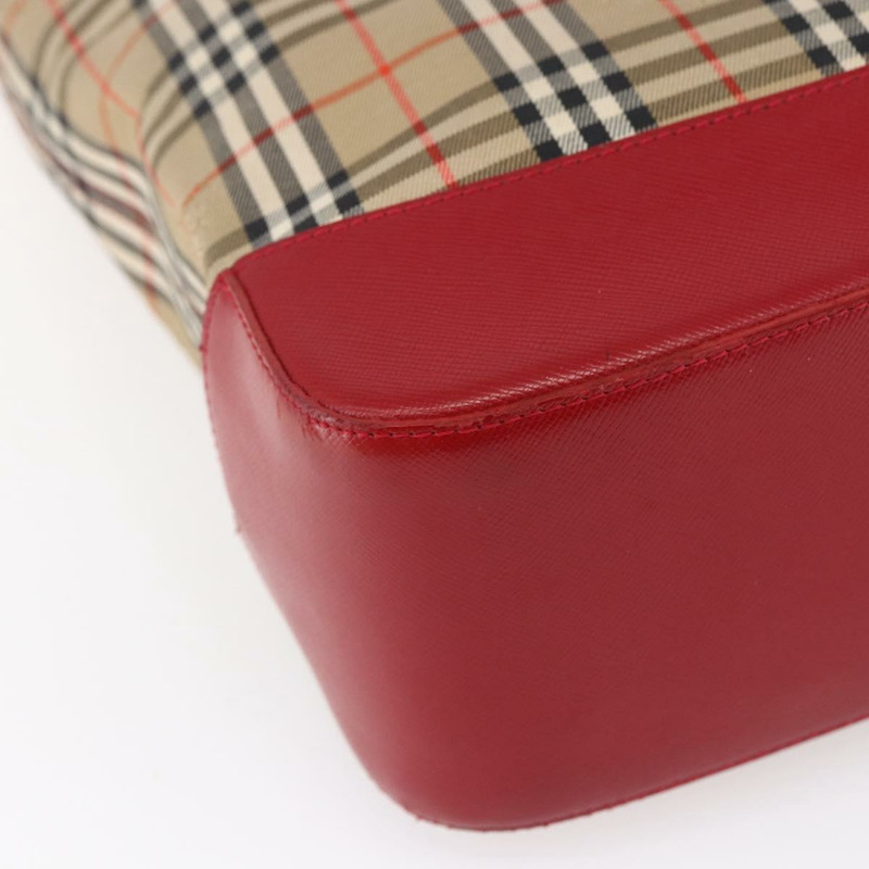 【日本直送】Burberrys Nova 格紋帆布手提包 米色 金色 正品 149150-15