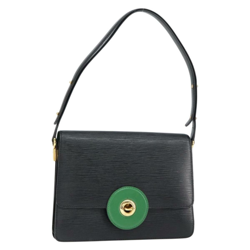 【日本直送】路易威登 Epi Free Run 單肩包 綠色 黑色 M52414 LV 正品 149141-0