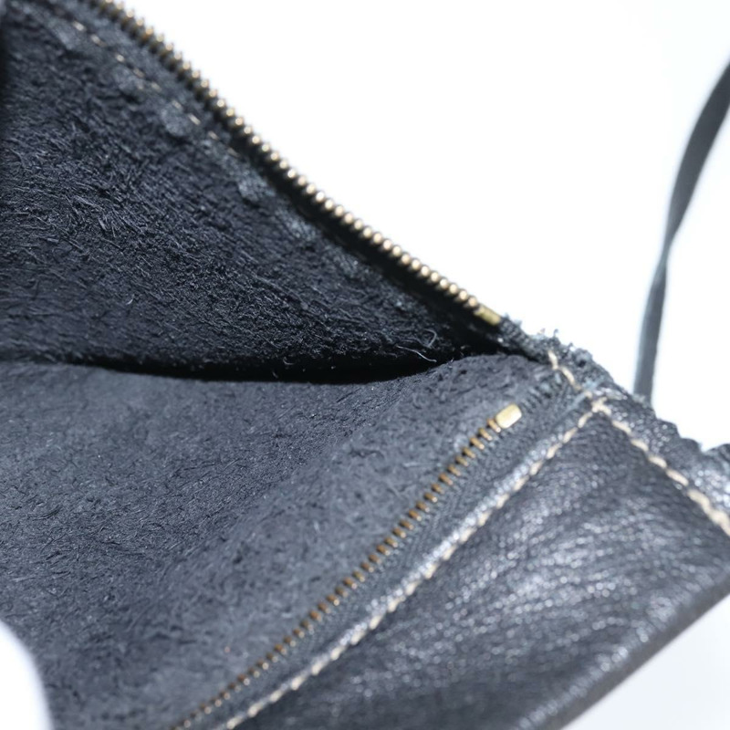 【日本直送】FENDI 黑色金色皮革雙肩包，貨號 149132-25