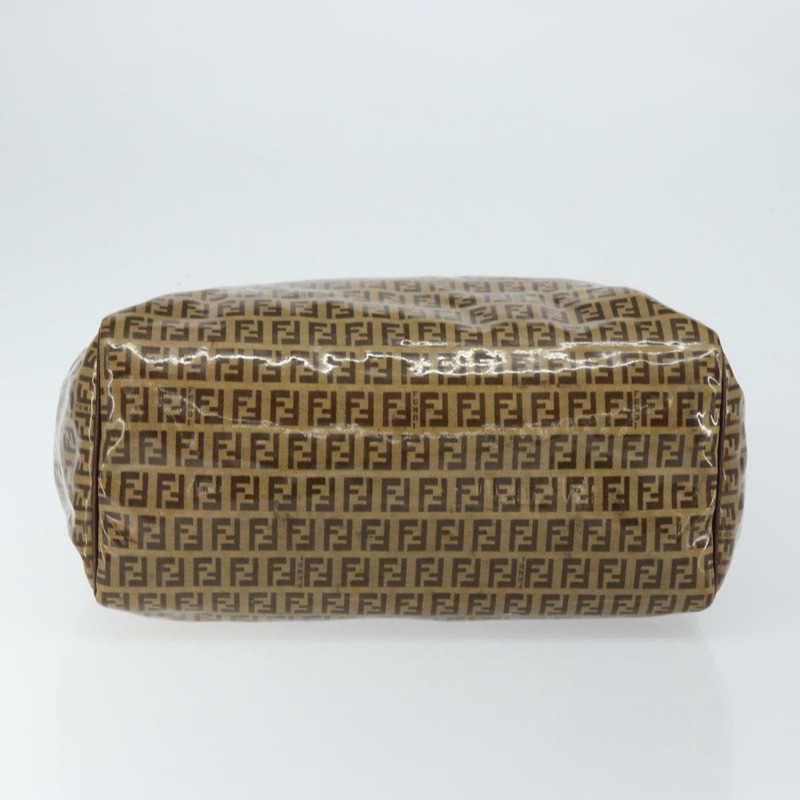 【日本直送】FENDI Zucchino帆布手提包 米色 金色 正品 150075-4