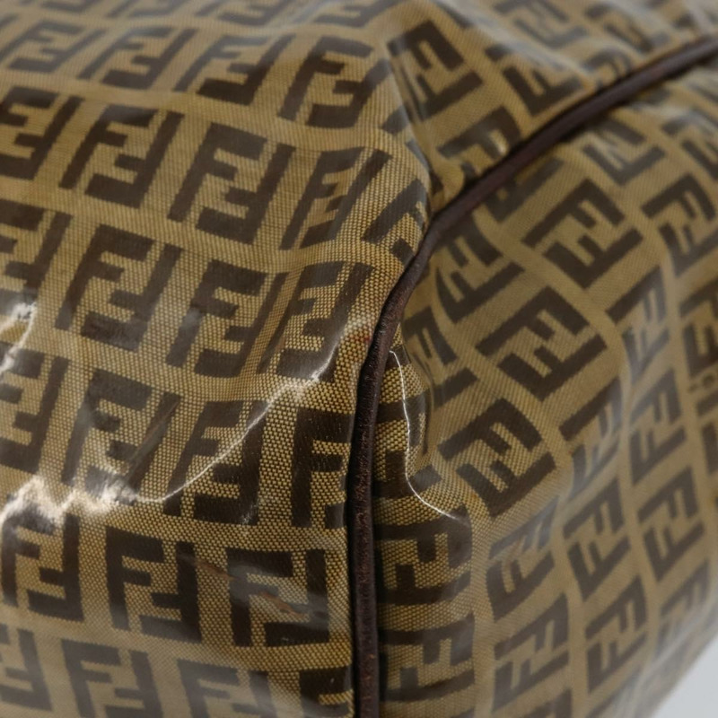 【日本直送】FENDI Zucchino帆布手提包 米色 金色 正品 150075-15
