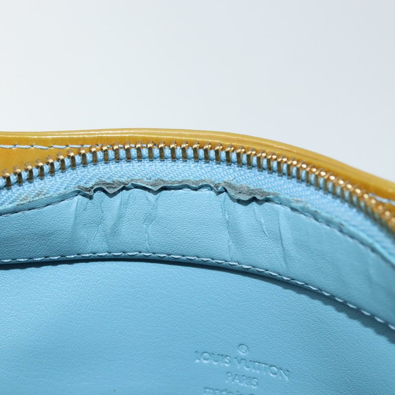 【日本直送】路易威登 Monogram Vernis Houston 手提包 淺藍色 M91005 LV 正品 150110-9